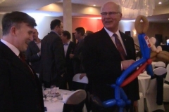 Peter Mansbridge (Balloon gift- he kept it!)