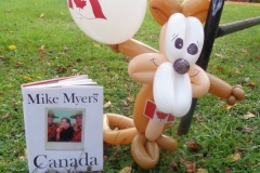 Mike Myers (Balloon gift, celebrating his new book 'Canada')
