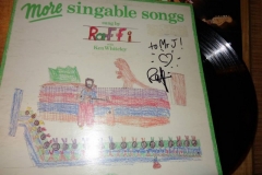 Raffi (Autographed record)