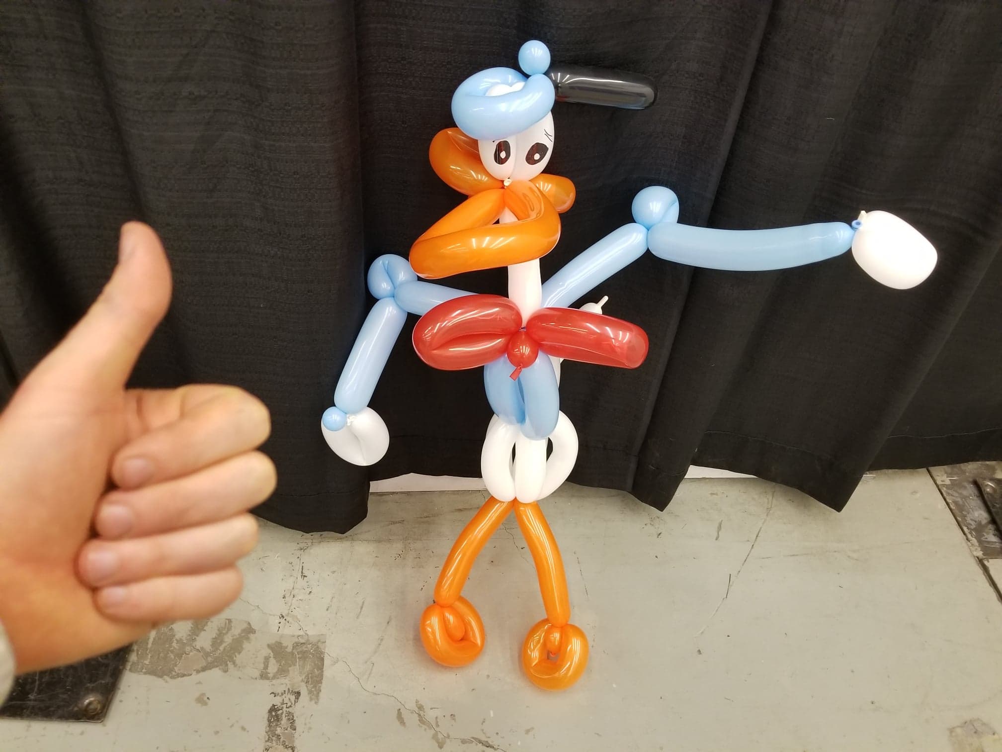 Don Rosa (Donald Duck balloon gift)