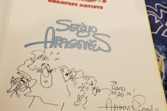 Sergio Aragonés (Autograph, and original sketch!)