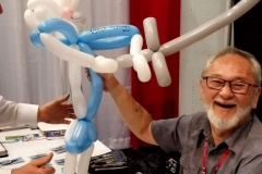 Stan Sakai (Reacts to Usagi Yojimbo balloon gift)