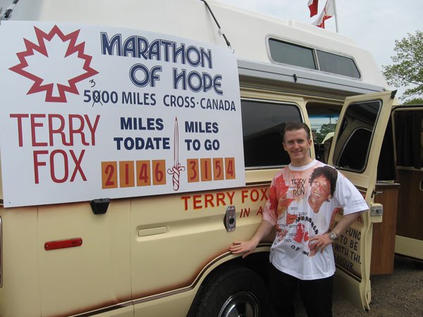 Terry Fox van (Original 1980 'Marathon of Hope' van)