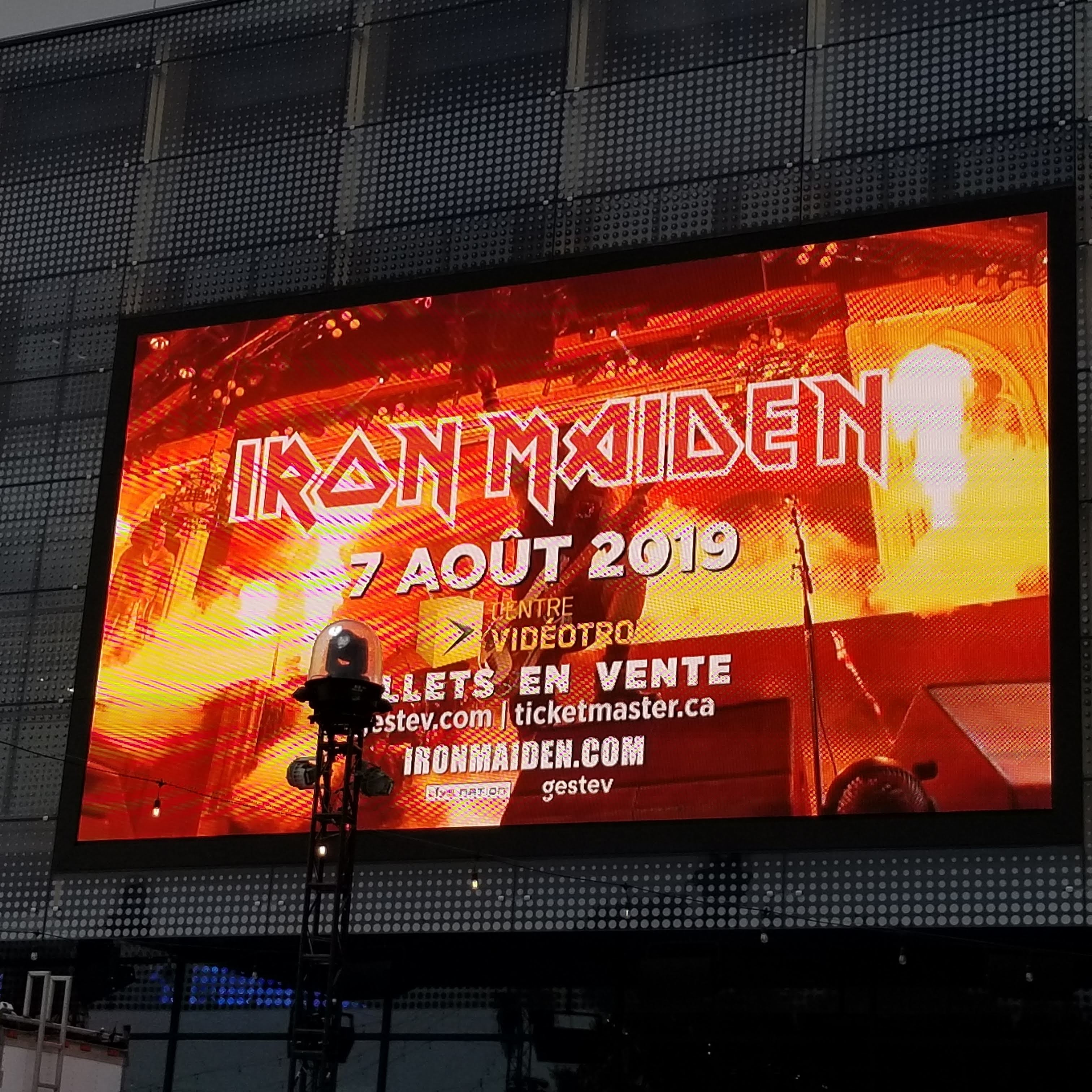 Iron Maiden (Québec City, Aug. 9th- Bruce's Birthday!)