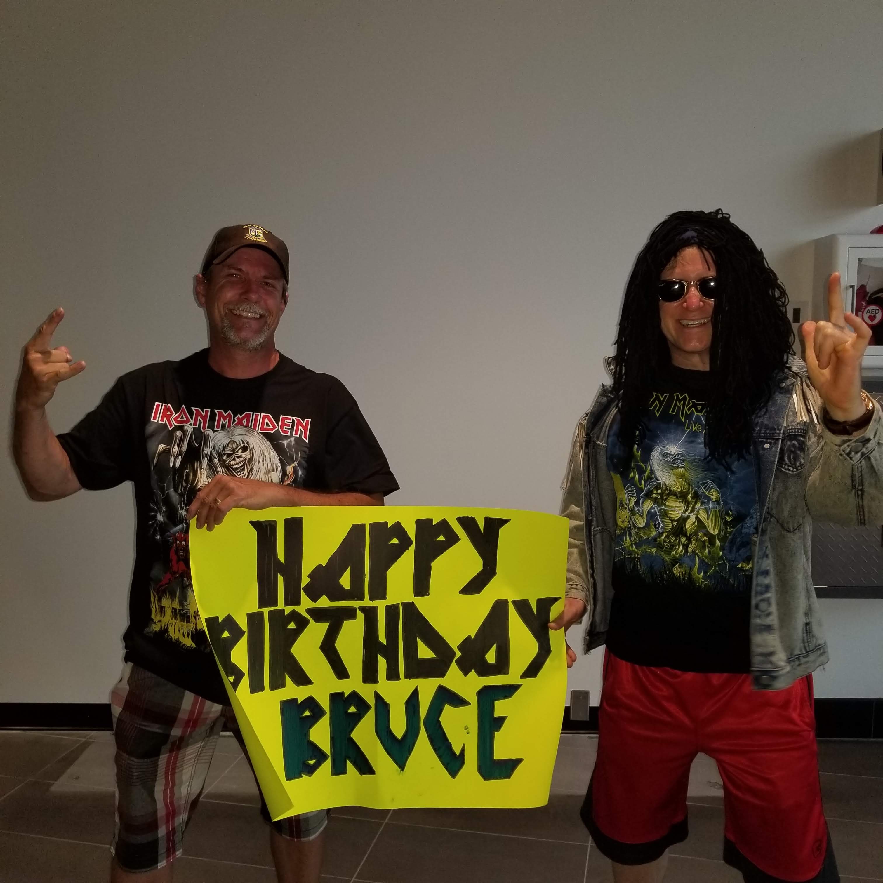 Iron Maiden (Birthday sign for Bruce Dickinson!)