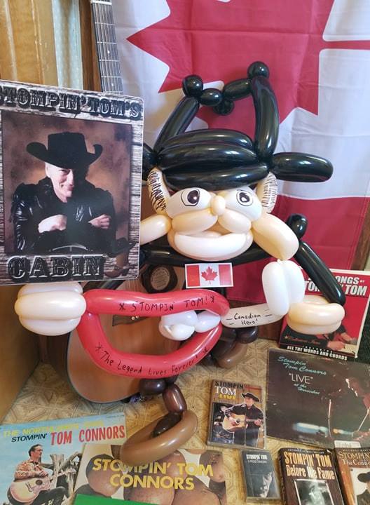 Stompin' Tom Connors (Tribute balloon gift for his son, Taw)