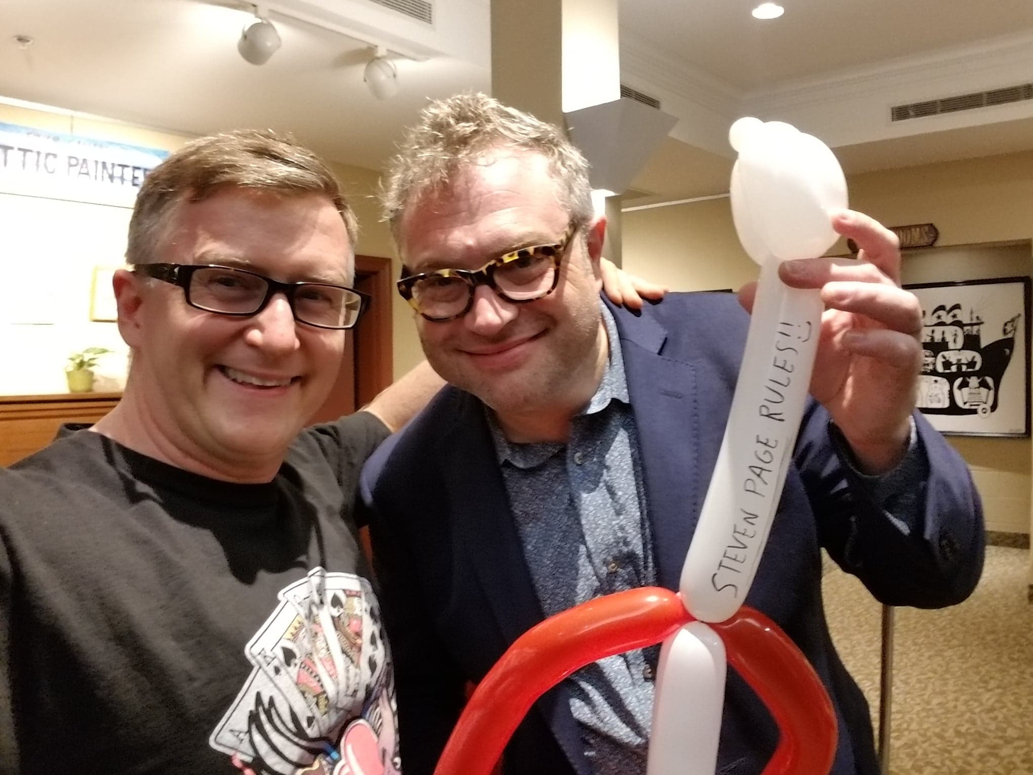 Steven Page (Barenaked Ladies- loved his balloon guitar!)