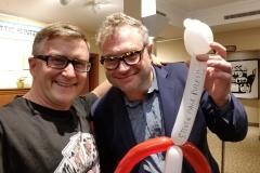 Steven Page (Barenaked Ladies- loved his balloon guitar!)