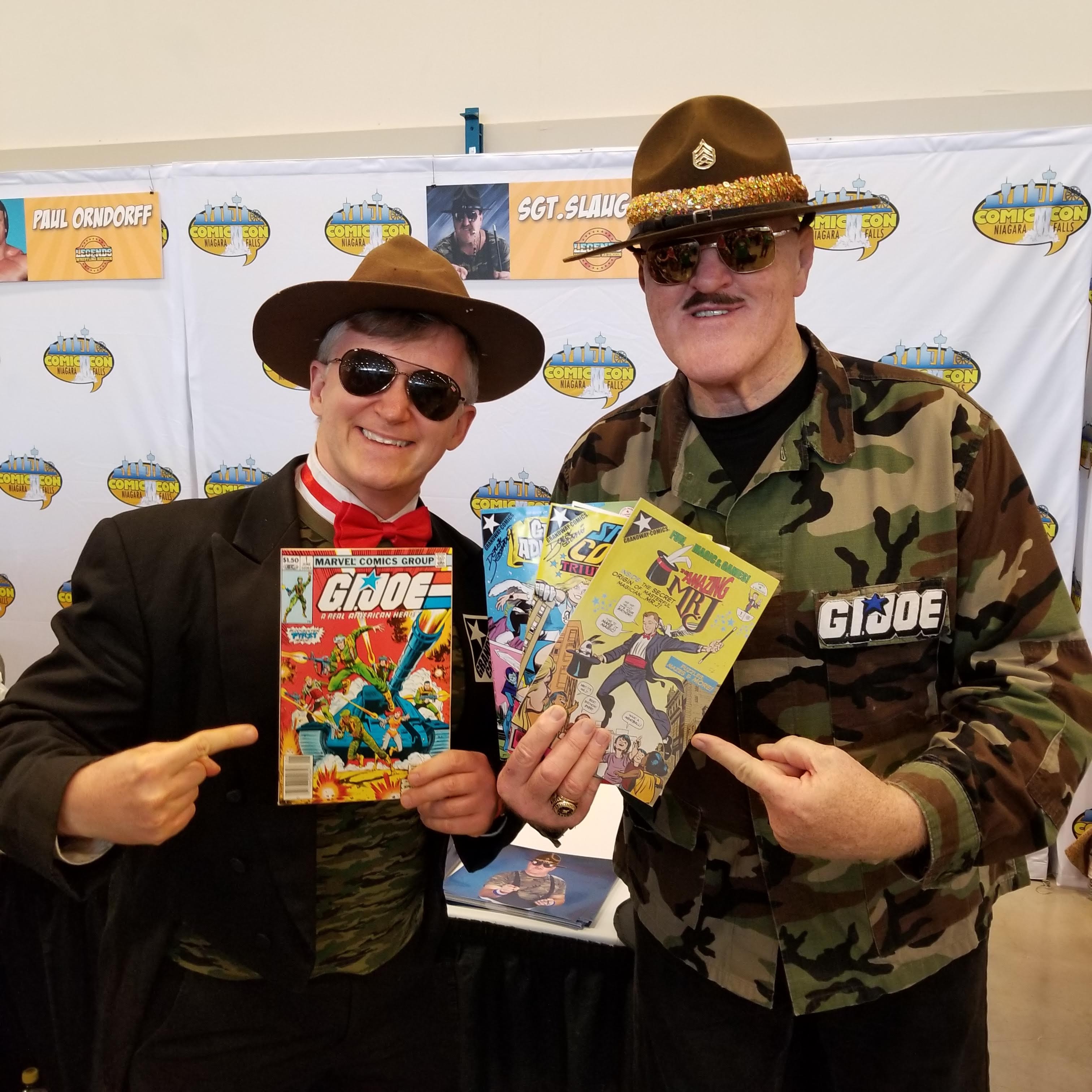 Sgt. Slaughter (Looking at each others' comics)